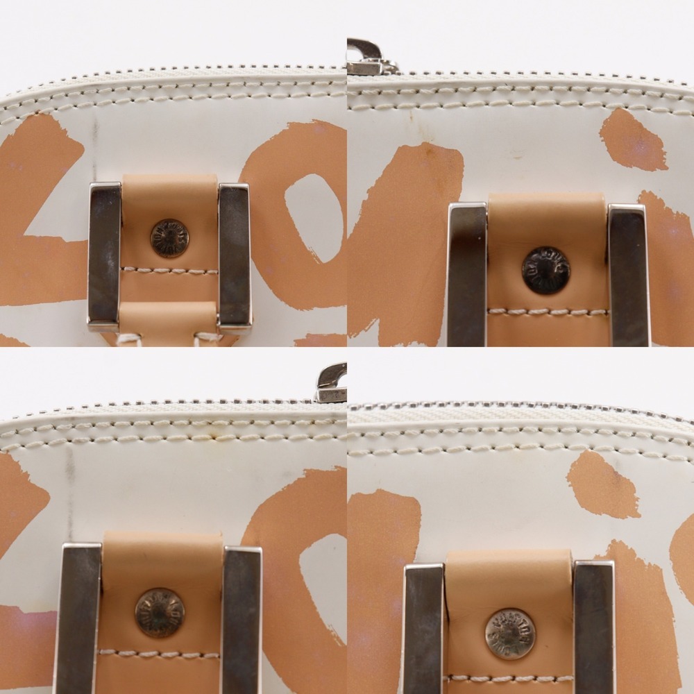 Louis Vuitton Alma PM handbag, Graffiti design, M92180, calfskin, 2001 model,... - Picture 8 of 16